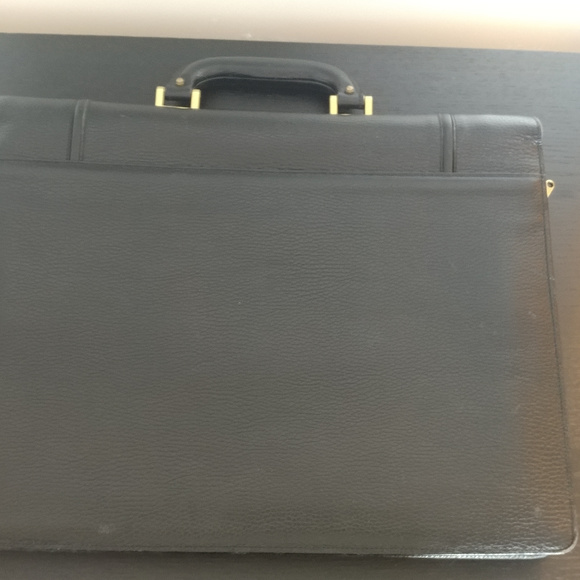 Bally Black Men's Leather Briefcase - Picture 6 of 7